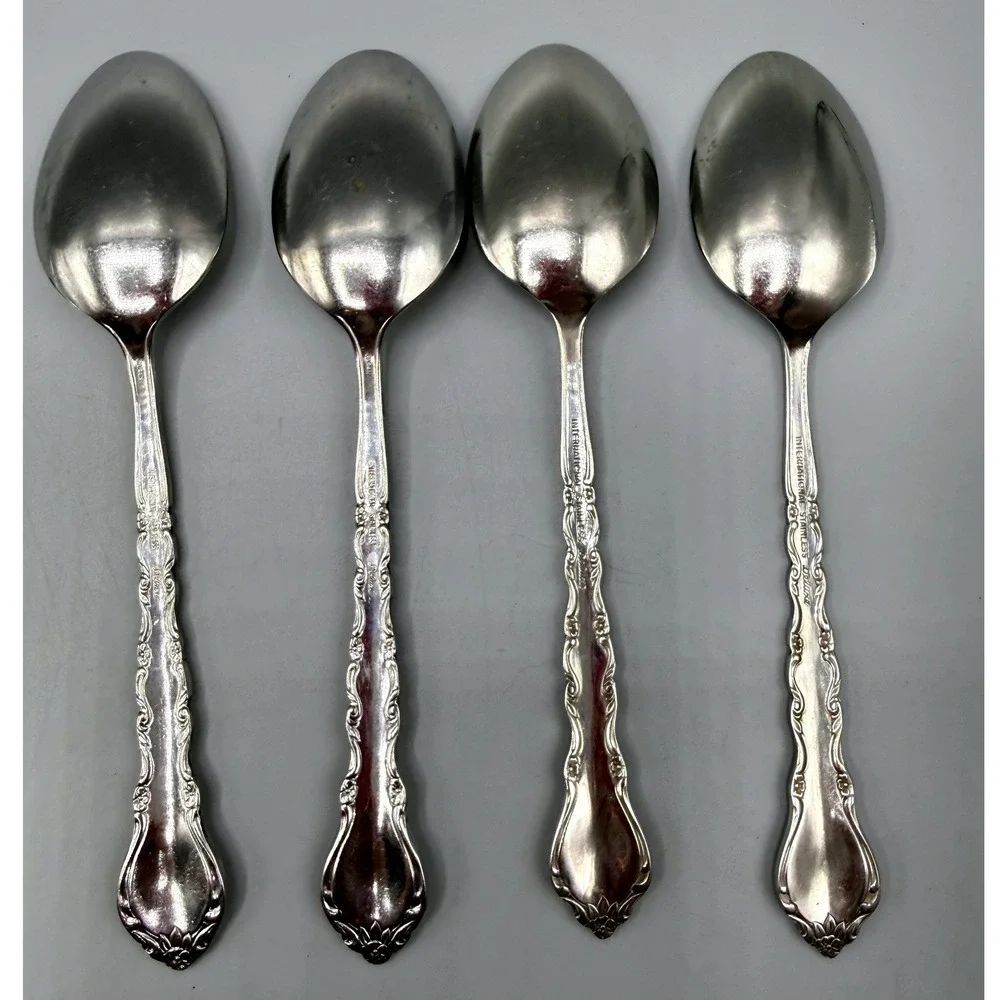 International Stainless Deluxe Gigi Spoon Set 20pc 16 Teaspoon 4 Soup Spoon